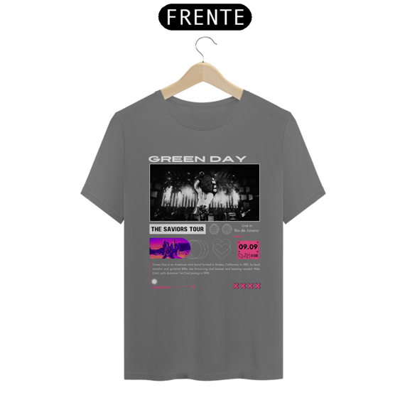  Camiseta Estonada Green Day Live in Rio de Janeiro 09.09