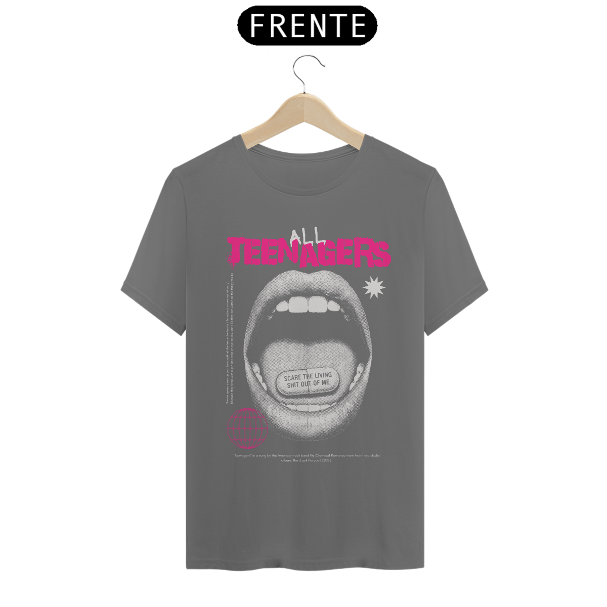Nome do produto: Camiseta Estonada My Chemical Romance Teenagers 