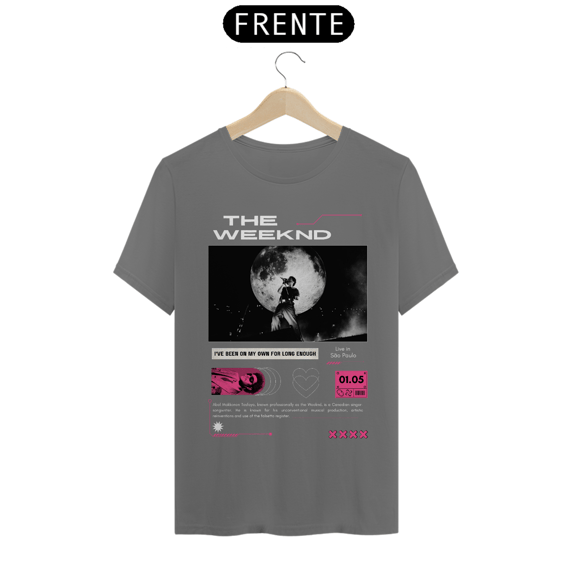Camiseta Estonada The Weeknd Live in São Paulo 01.05