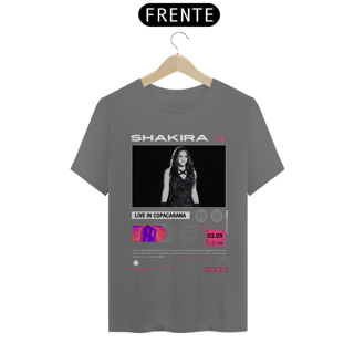 Nome do produto Camiseta Estonada Shakira Live in Copacabana 02.05