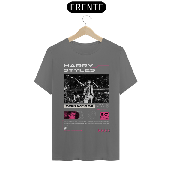 Camiseta Estonada Harry Styles São Paulo 18.07