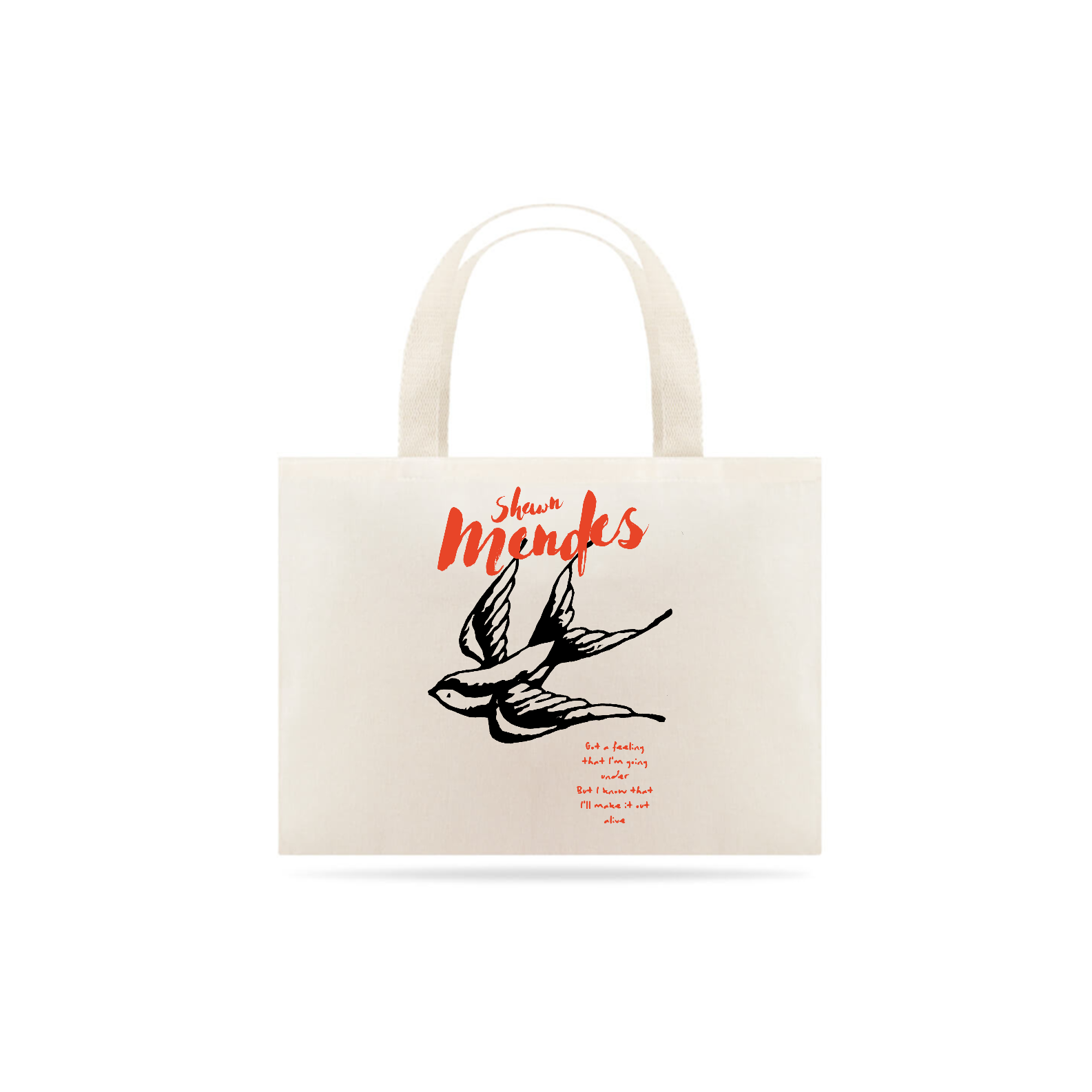 Ecobag Shawn Mendes Bird Tattoo