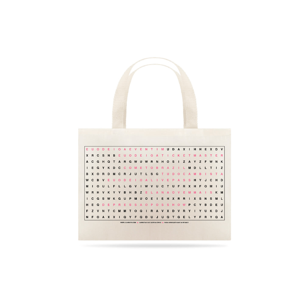 Nome do produto: Ecobag Caça Palavras