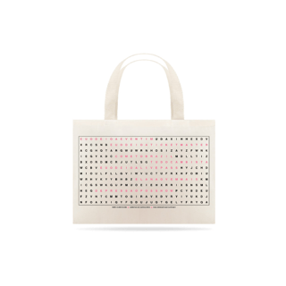 Nome do produto Ecobag Caça Palavras