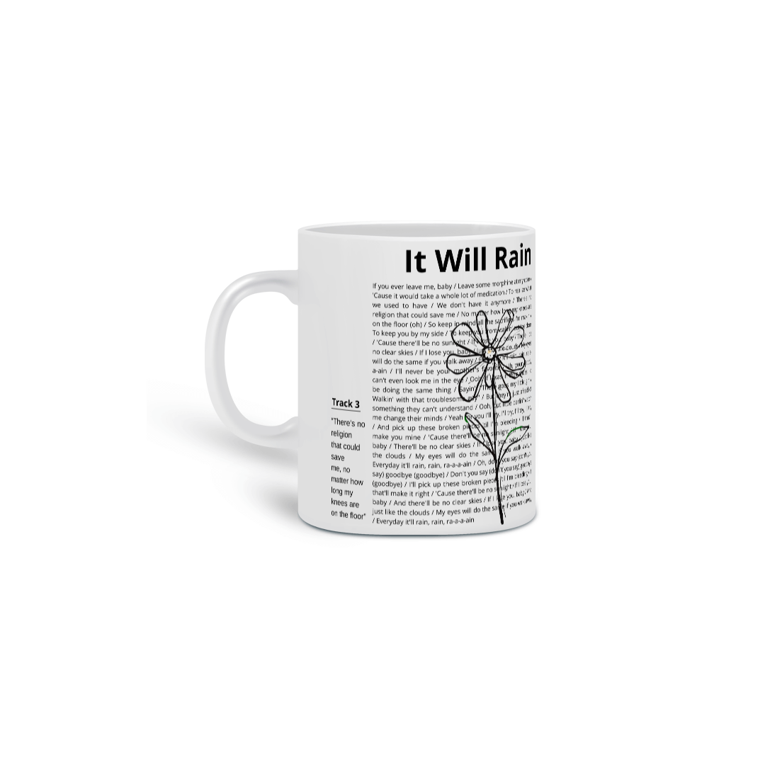 Caneca Bruno Mars It Will Rain