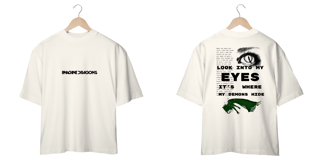 Nome do produto Camiseta Oversized Imagine Dragons (Estampa Frente e Costas)