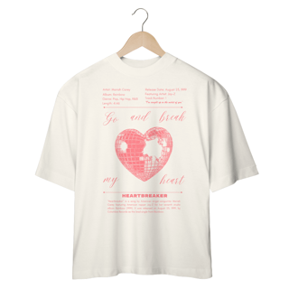 Nome do produto Camiseta Oversized Mariah Carey Heartbreaker
