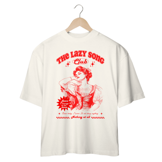 Nome do produto Camiseta Oversized  Bruno Mars The Lazy Song Club