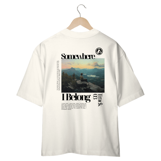 Nome do produto Camiseta Oversized Linkin Park Somewhere I Belong (Estampa nas Costas)