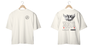 Nome do produto Camiseta Oversized Linkin Park The Messenger (Frente & Costas)