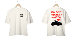 Nome do produto Camiseta Oversized System Of a Down B.Y.O.B (Estampa Frente e Costas)