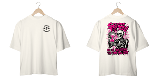 Nome do produto Camiseta Oversized Avenged Sevenfold Seize The Day (Estampa Frente e Costas)