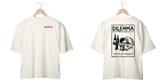 Nome do produto Camiseta Oversized Green Day Dilemma (Estampa Frente e Costas)