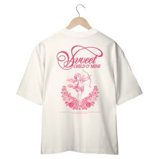 Nome do produto Camiseta Oversized Guns N' Roses Sweet Child O' Mine (Estampa nas Costas)