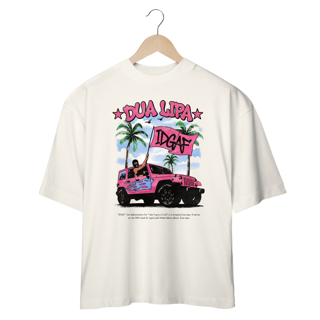 Nome do produto Camiseta Oversized Dua Lipa IDGAF