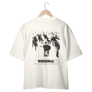 Nome do produto Camiseta Oversized Oasis Wonderwall (Estampa nas Costas)