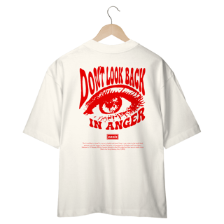Nome do produto Camiseta Oversized Oasis Don't Look Back in Anger (Estampa nas Costas)