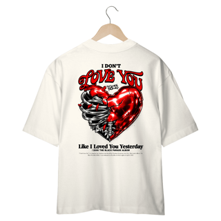 Nome do produto Camiseta Oversized My Chemical Romance I Don't love You (Estampa nas Costas)