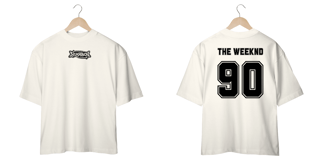 Nome do produto Camiseta Oversized The Weeknd Starboy (Estampa Frente e Costas)