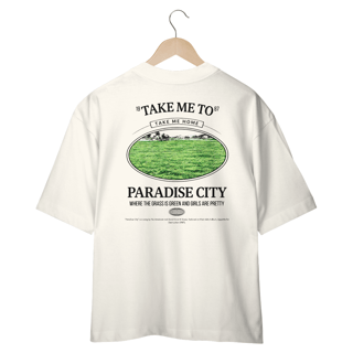 Nome do produto Camiseta Oversized Guns N' Roses Paradise City (Estampa nas Costas)