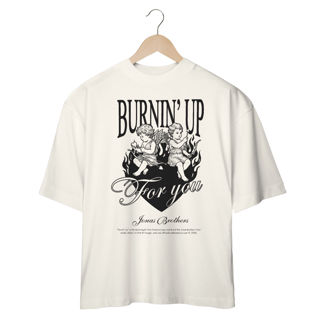 Nome do produto Camiseta Oversized Jonas Brothers Burnin' Up