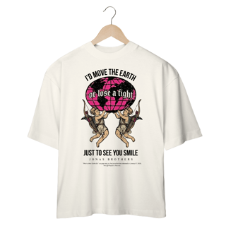 Nome do produto Camiseta Oversized Jonas Brothers What a Man Gotta Do V2