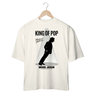 Nome do produto Camiseta Oversized Michael Jackson King Of Pop