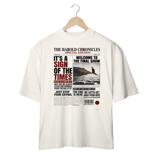 Nome do produto Camiseta Oversized Harry Styles Sign Of The Times V2