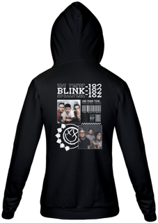 Moletom com Zíper Blink-182 One More Time... (Estampa Costas)