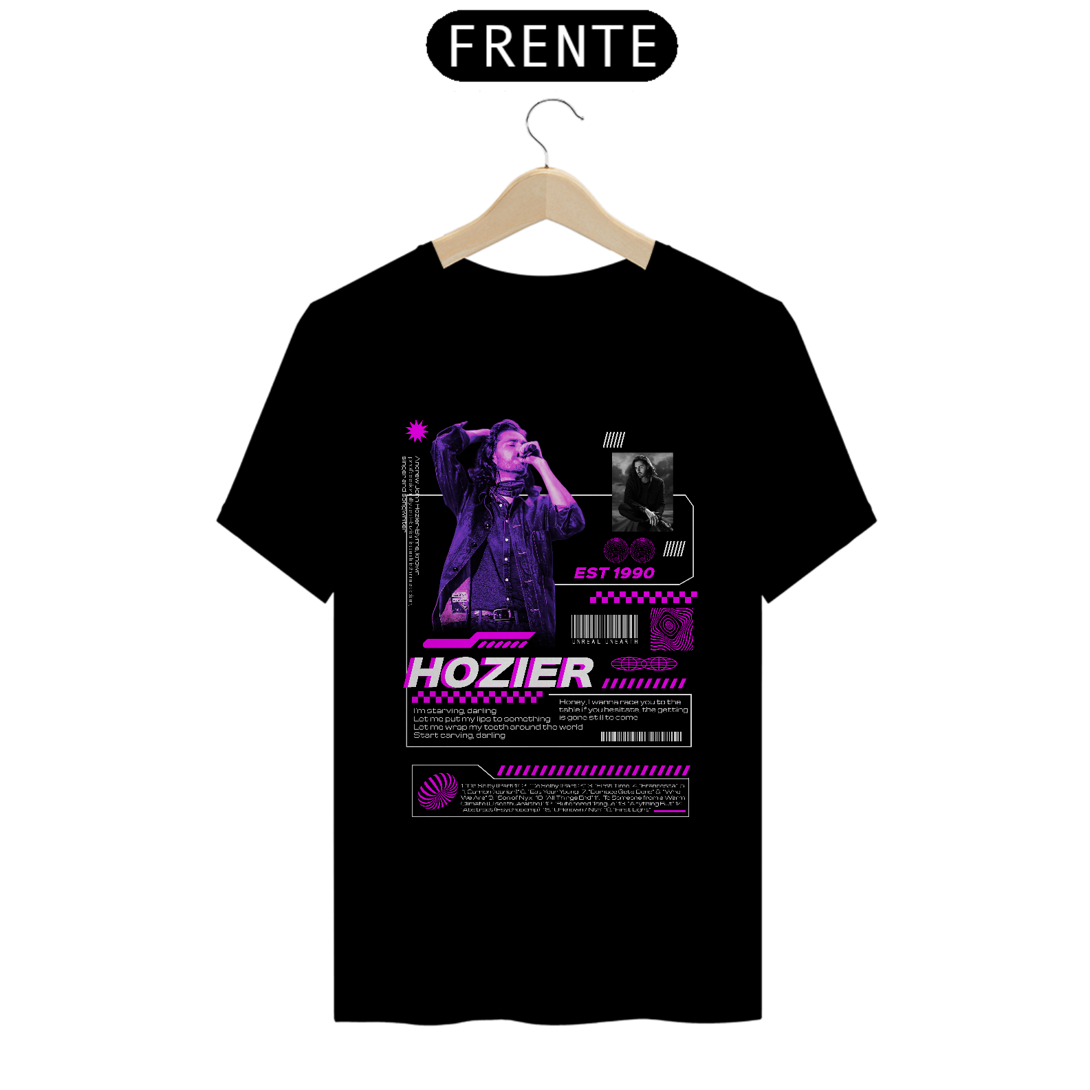 Camiseta Hozier EST 1990