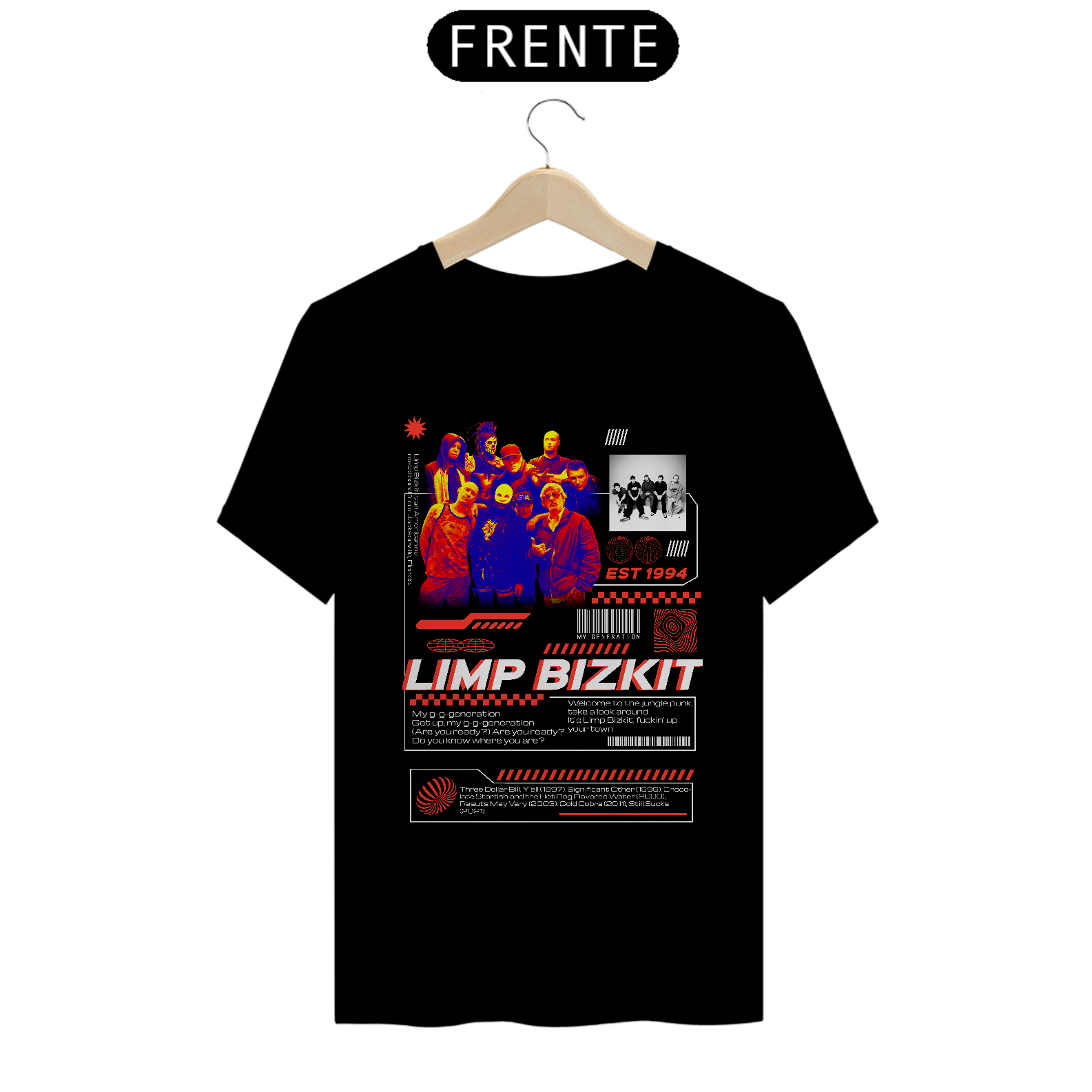 Camiseta Limp Bizkit My Generation