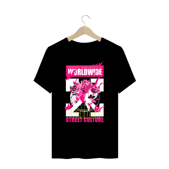 Camiseta Plus Size Worldwide Street Culture