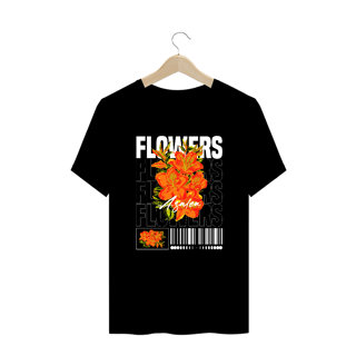 Nome do produto Camiseta Plus Size Flowers
