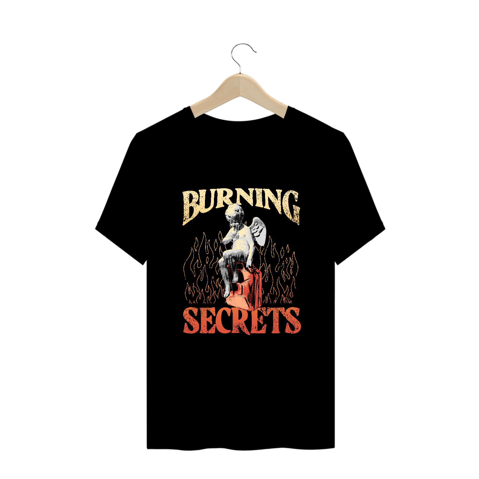 Camiseta Plus Size Burning Secrets