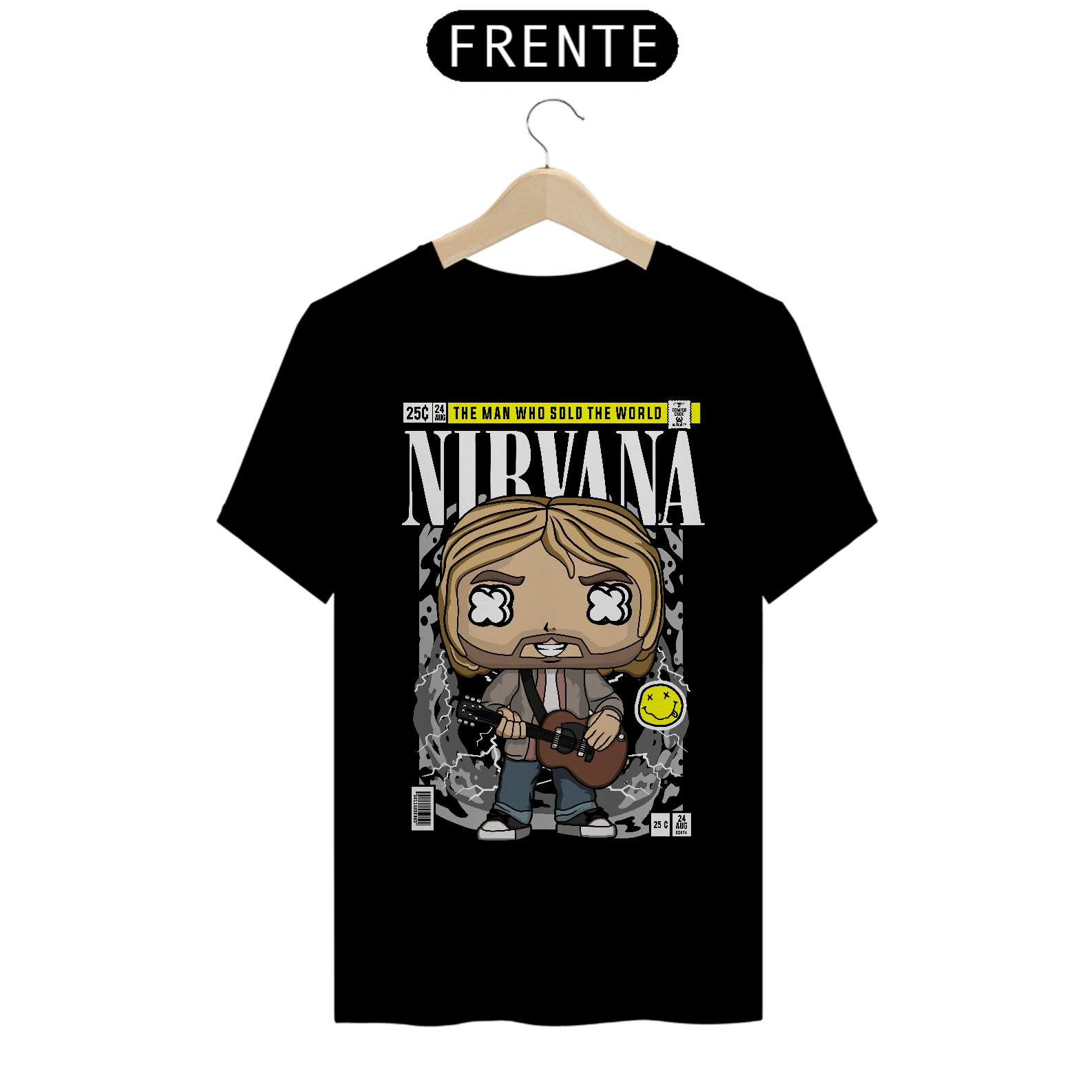 Camiseta Funko Pop Nirvana