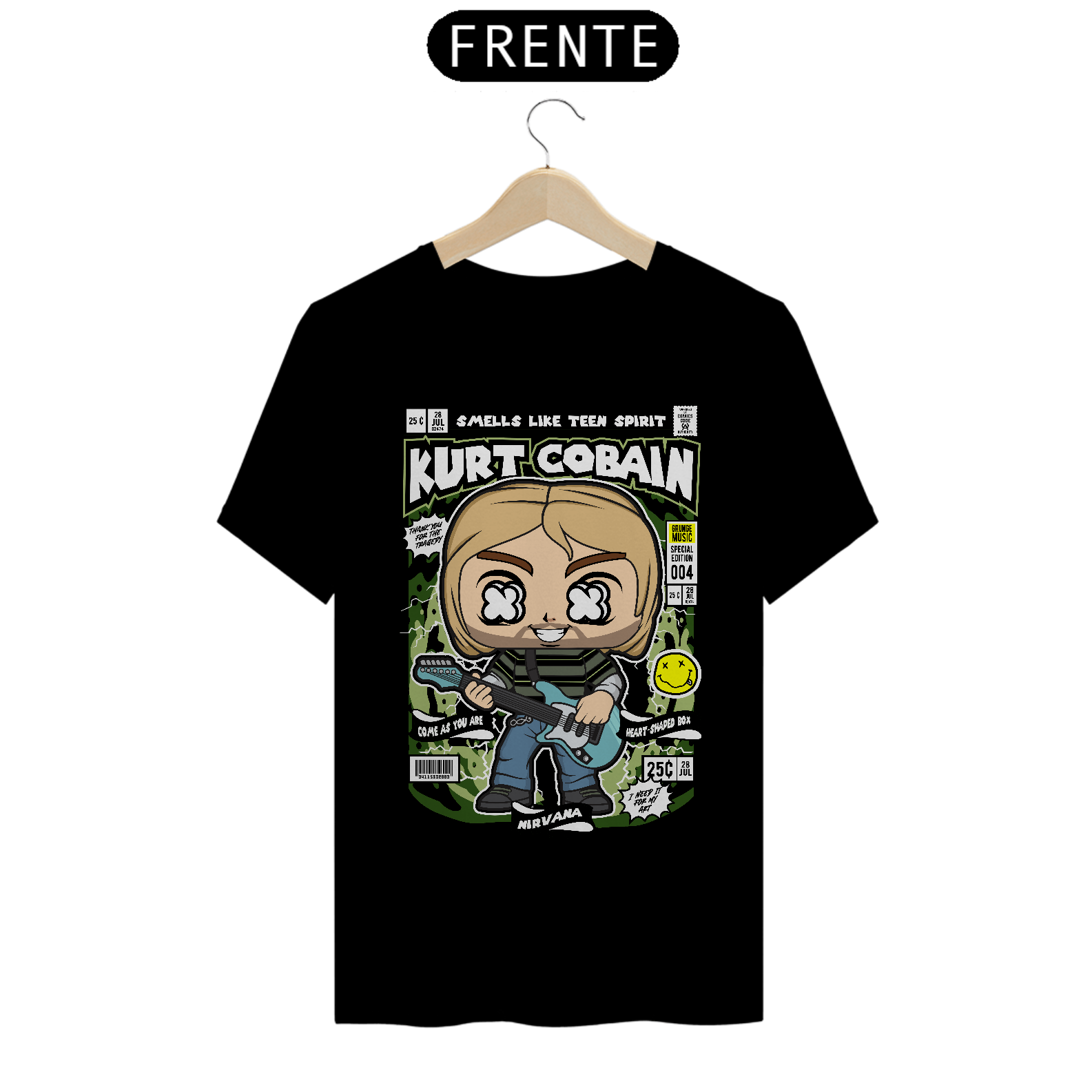 Camiseta Funko Pop Kurt Cobain