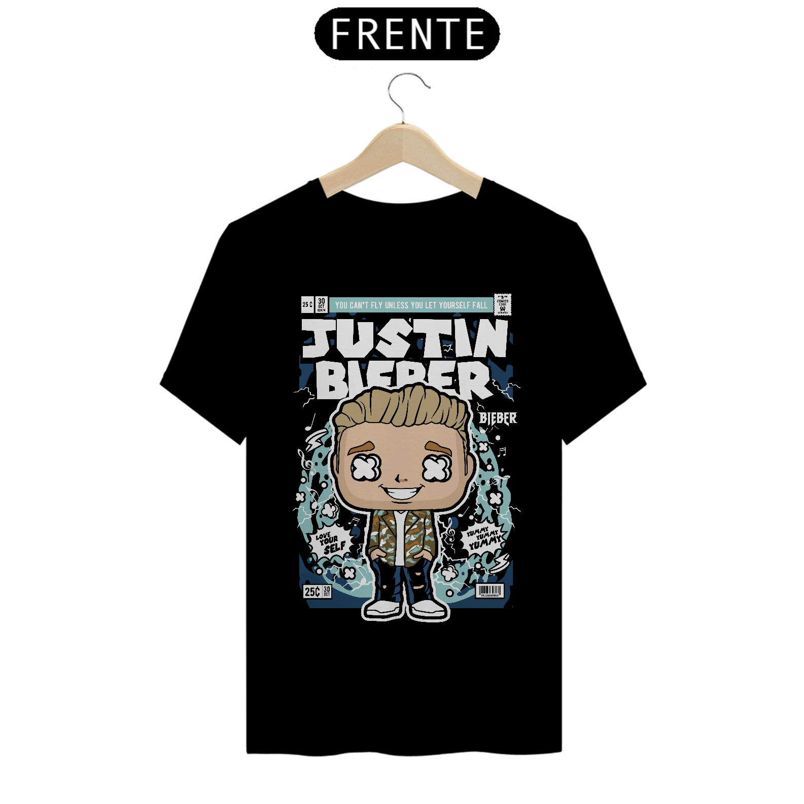 Camiseta Funko Pop Justin Bieber