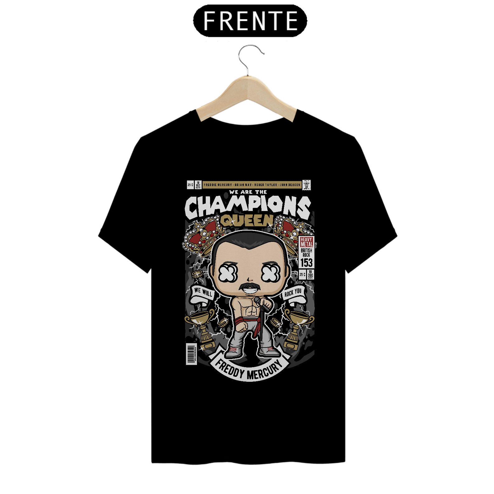 Camiseta Funko Pop Queen