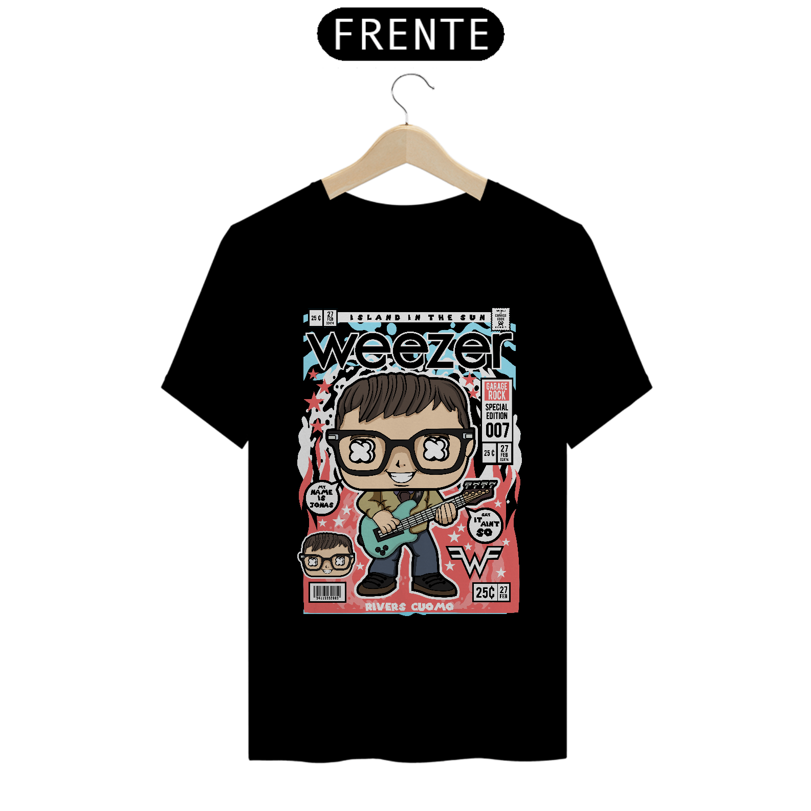 Camiseta Funko Pop Weezer