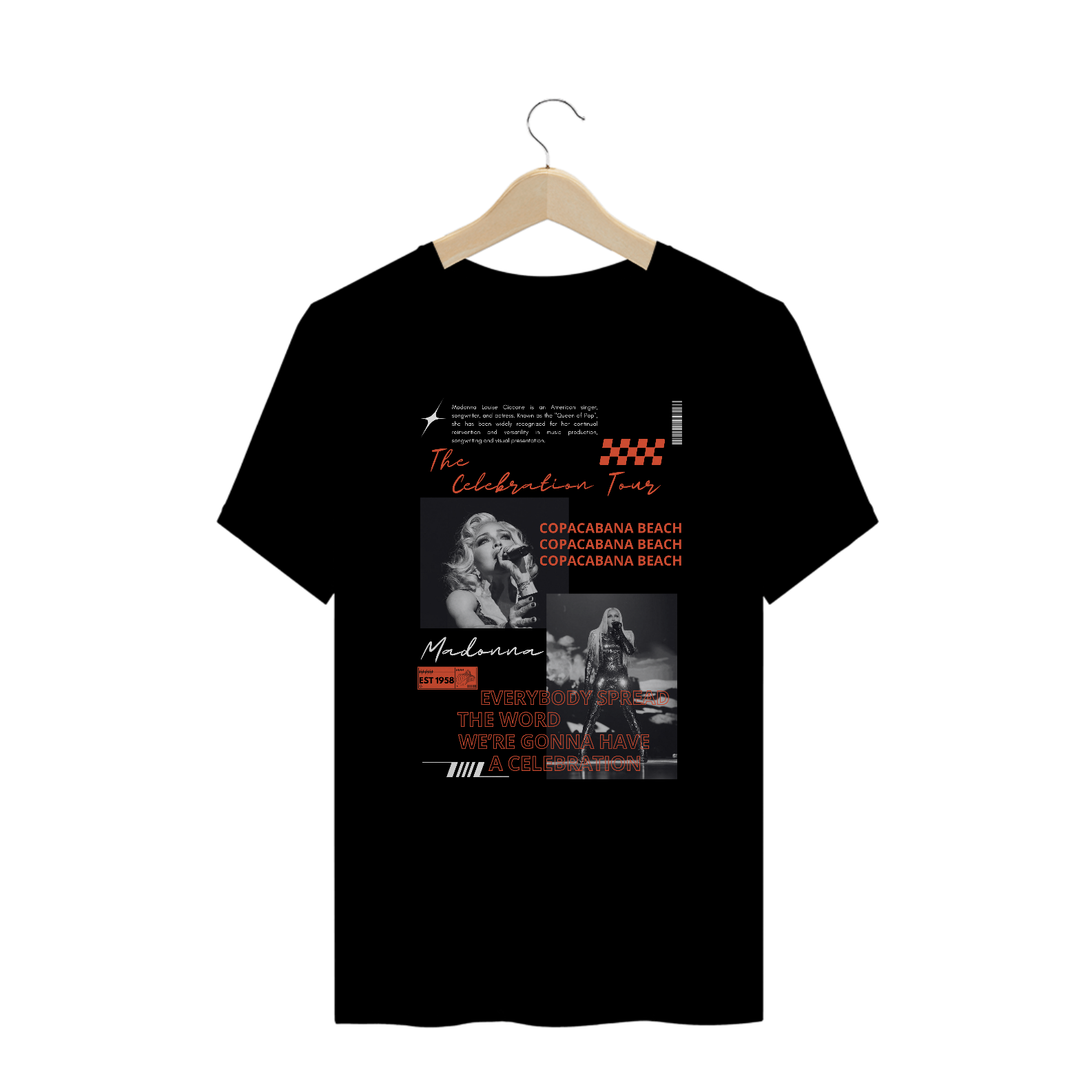 Camiseta Plus Size Madonna The Celebration Tour