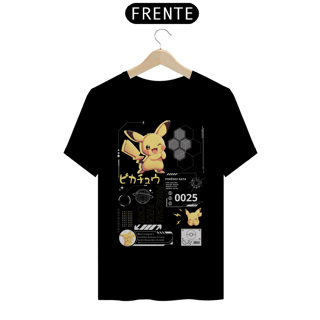 Nome do produto Camiseta Pikachu (Estampa  na Frente) Preta