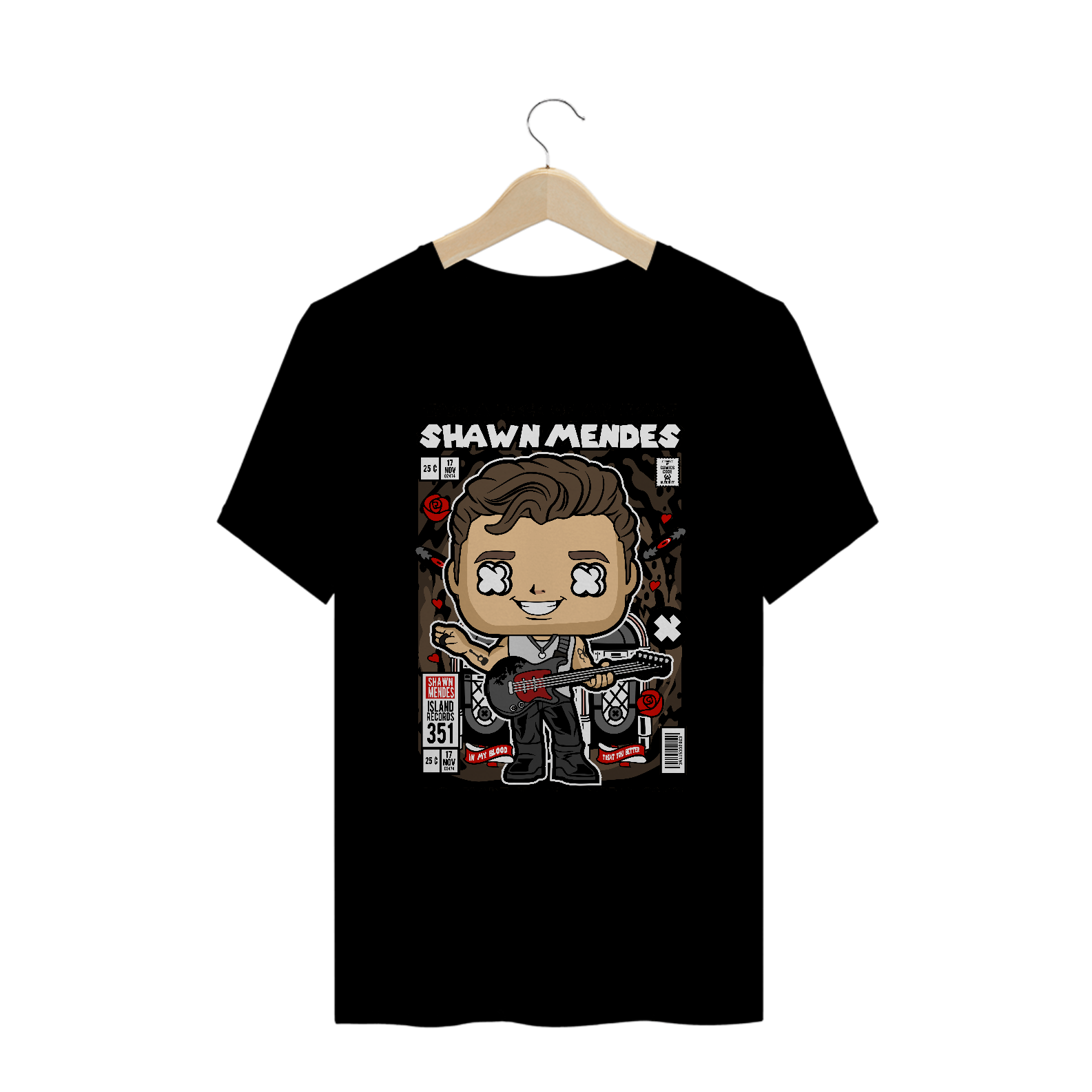 Camiseta Plus Size Funko Pop Shawn Mendes