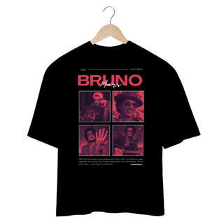 Nome do produto Camiseta Oversized Bruno Mars Live in Brazil 2024
