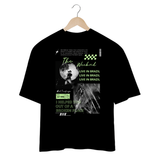 Nome do produto Camiseta Oversized The Weeknd Live in Brazil