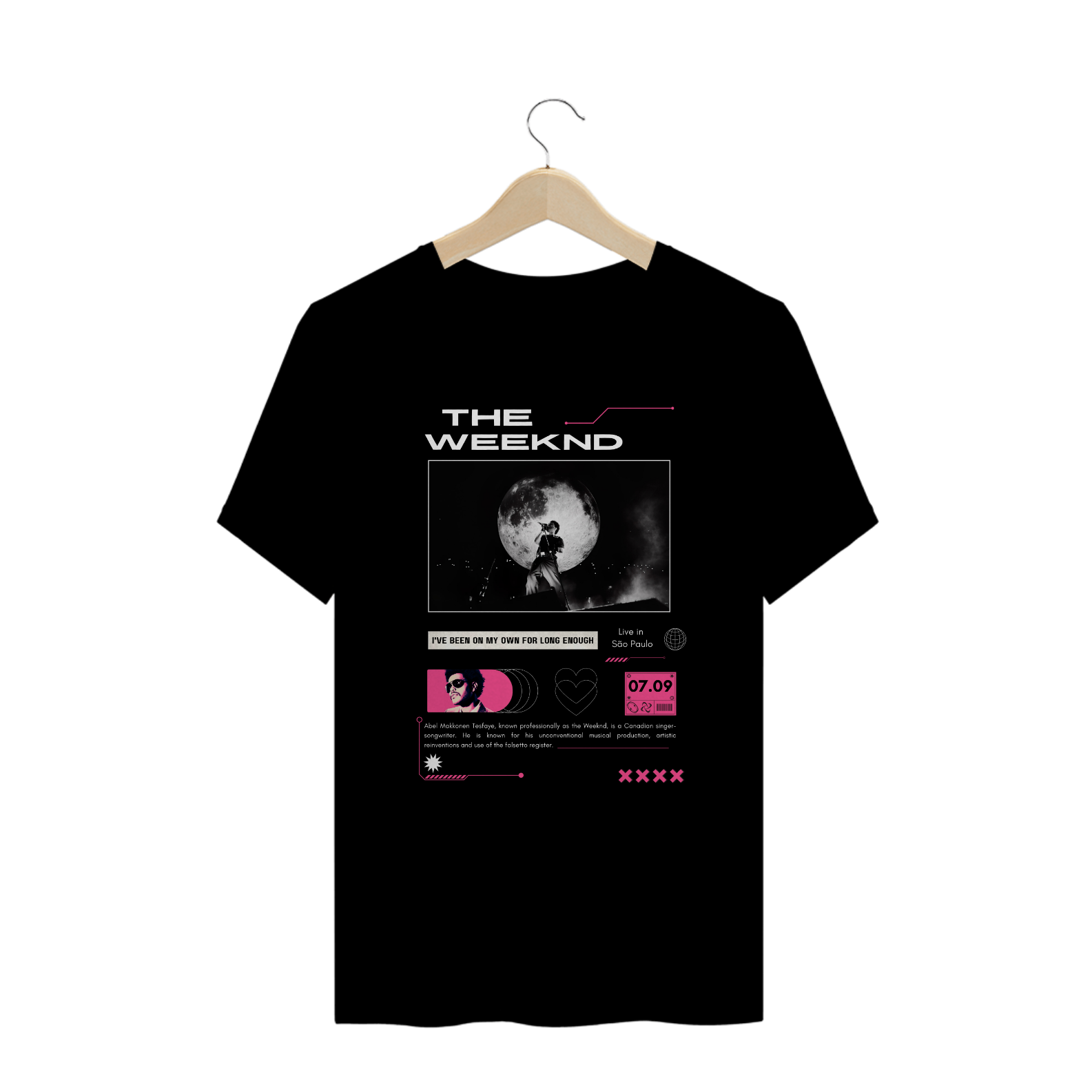 Camiseta Plus Size The Weeknd 