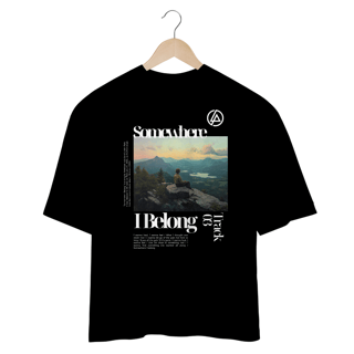 Nome do produto Camiseta Oversized Linkin Park Somewhere I Belong (Preta)