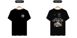 Nome do produto Camiseta Linkin Park Heavy is The Crown (Preta, Frente & Costas)