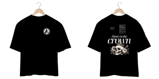 Nome do produto Camiseta Oversized Linkin Park Heavy is The Crown (Preta, Frente & Costas)