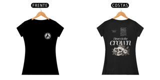 Nome do produto Baby Look Linkin Park Heavy is The Crown (Preta, Frente & Costas)