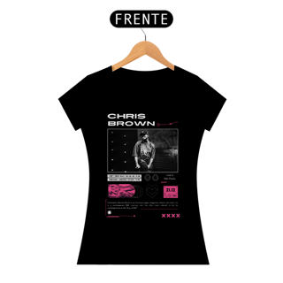 Nome do produto Baby Look Chris Brown Live in São Paulo 21.12